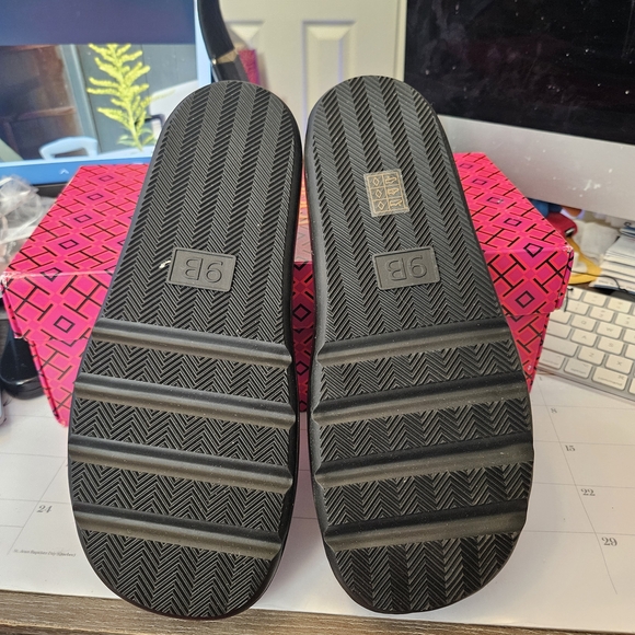 Black Tory Burch Bubble Slides - Picture 3 of 5
